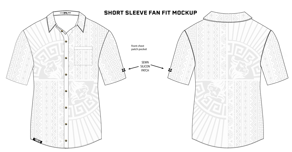 Bullsace Fan Fit Button Down