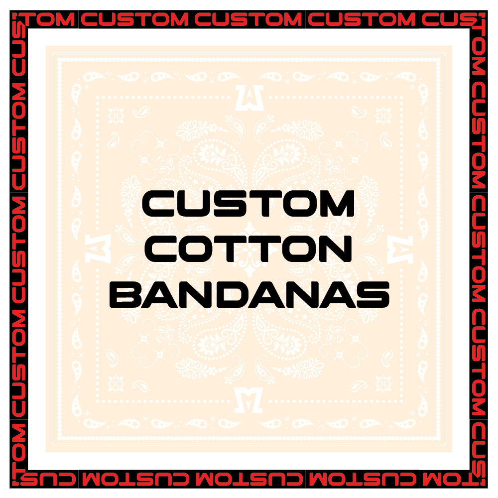 Custom Bulk Cotton Bandanas
