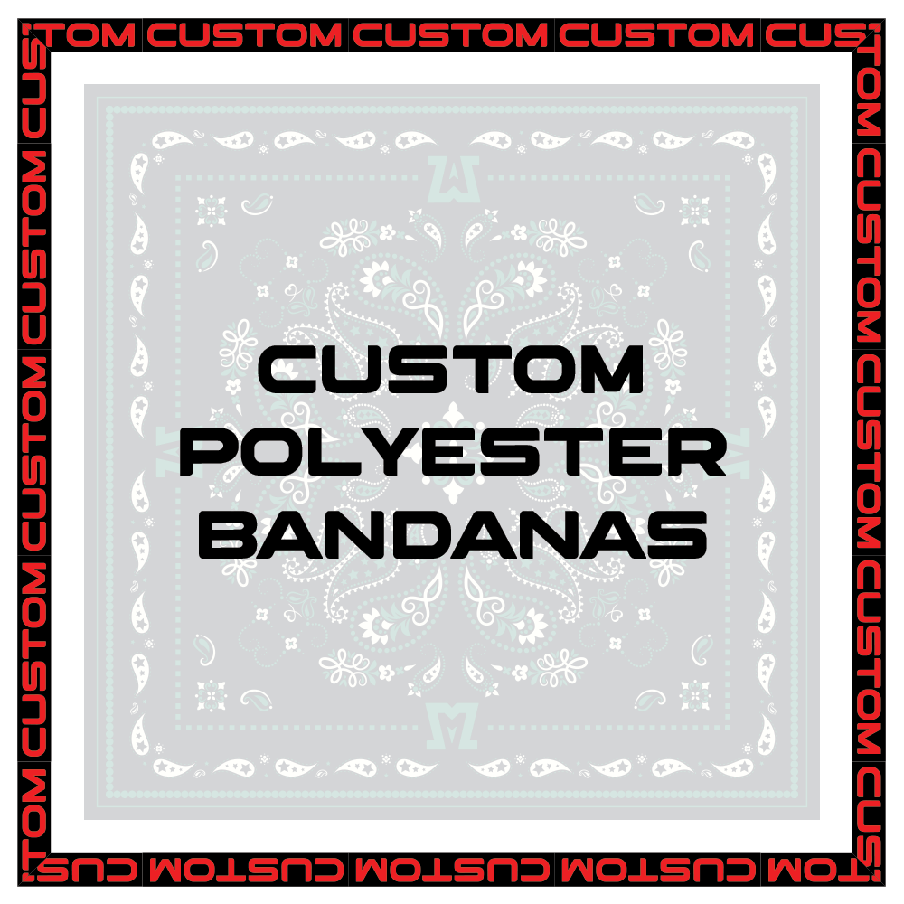 Custom Bulk Polyester Bandanas