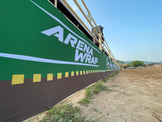 Arena Wrap Signage by the Foot