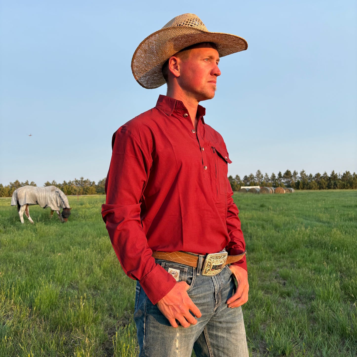 Long Sleeve Range Polo