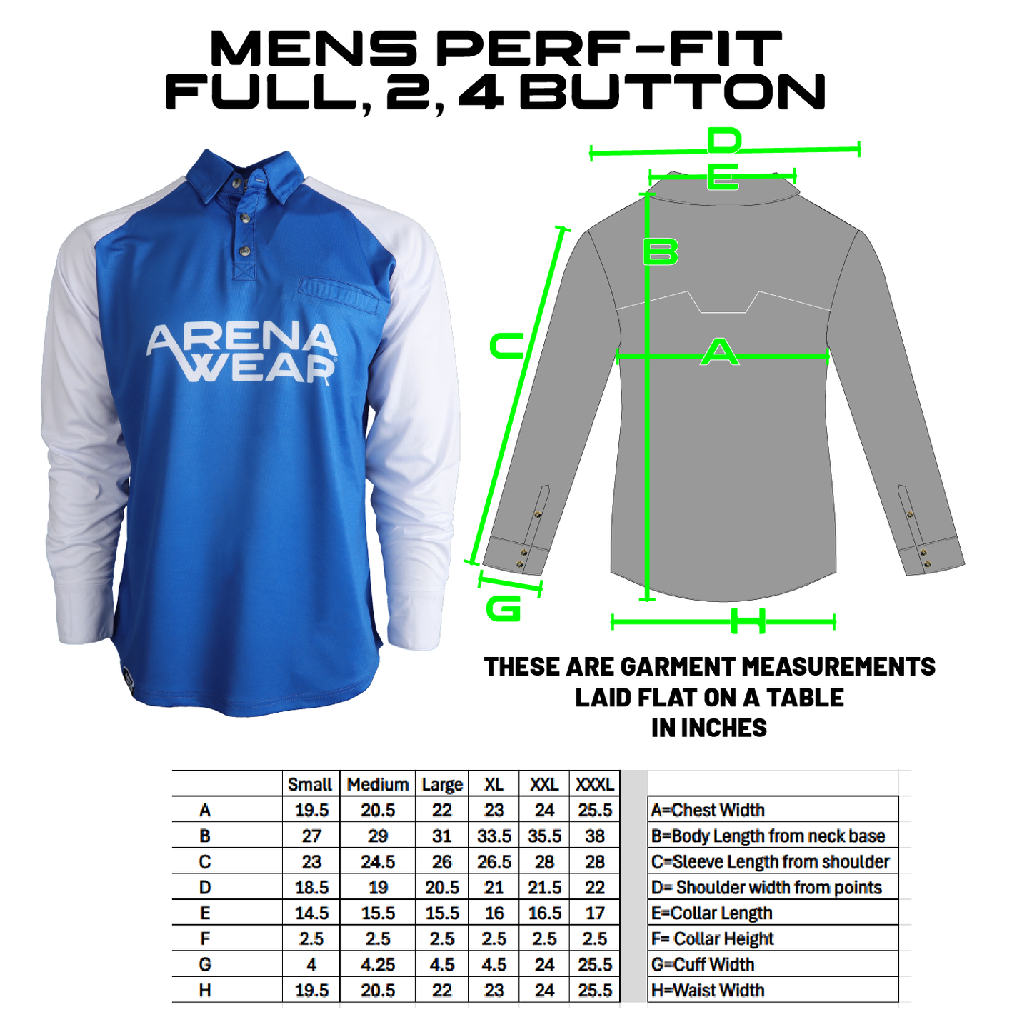 GROUP ORDER - Team/ Group Men's Perf-Fits
