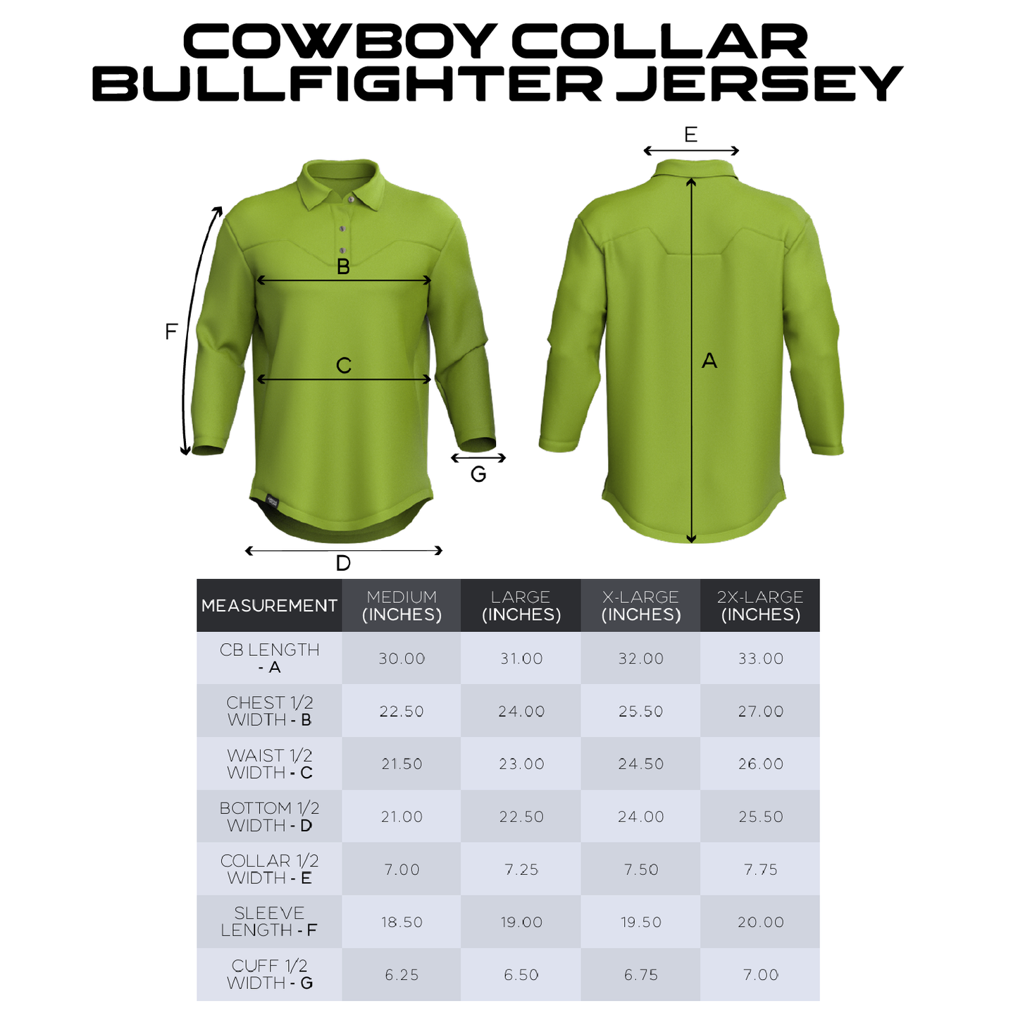 GROUP ORDER - Full Custom Bullfighter Jerseys