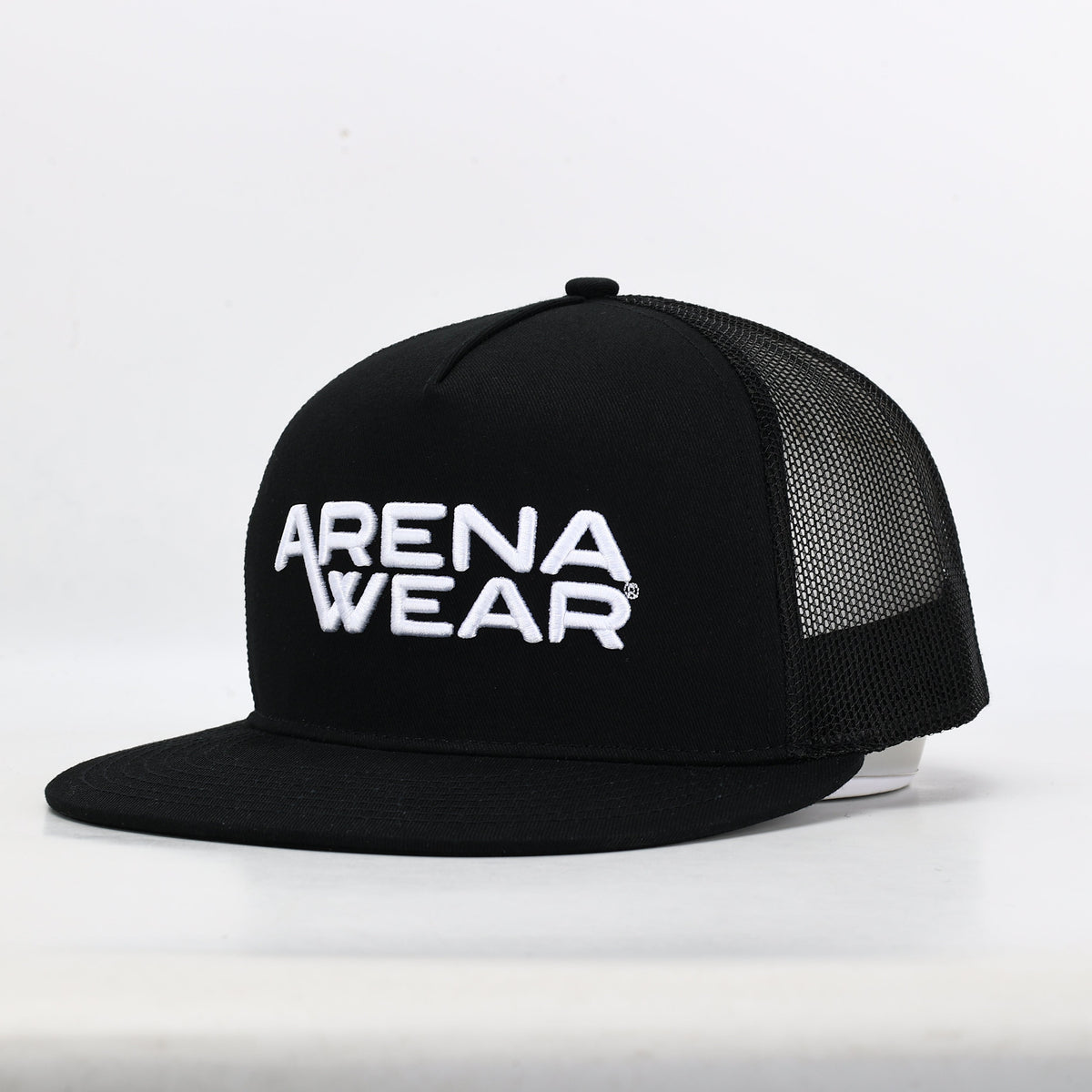 White / Black ArenaWear Trucker