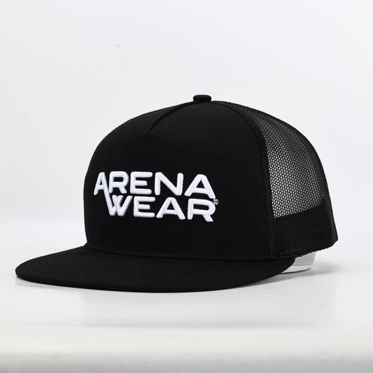 White / Black ArenaWear Trucker