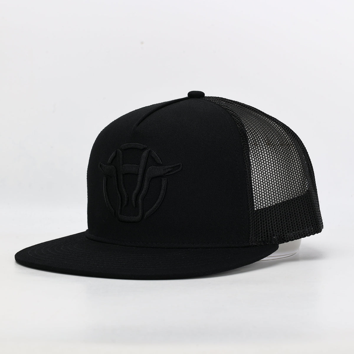 Black / Black Hooked Up Trucker