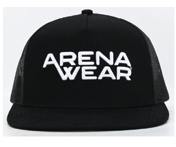 White / Black ArenaWear Trucker
