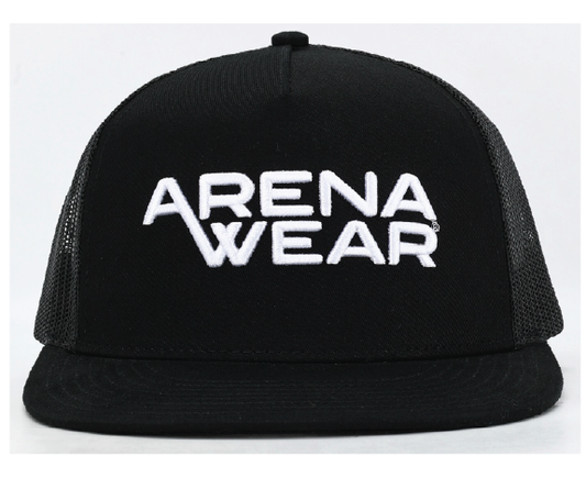 White / Black ArenaWear Trucker