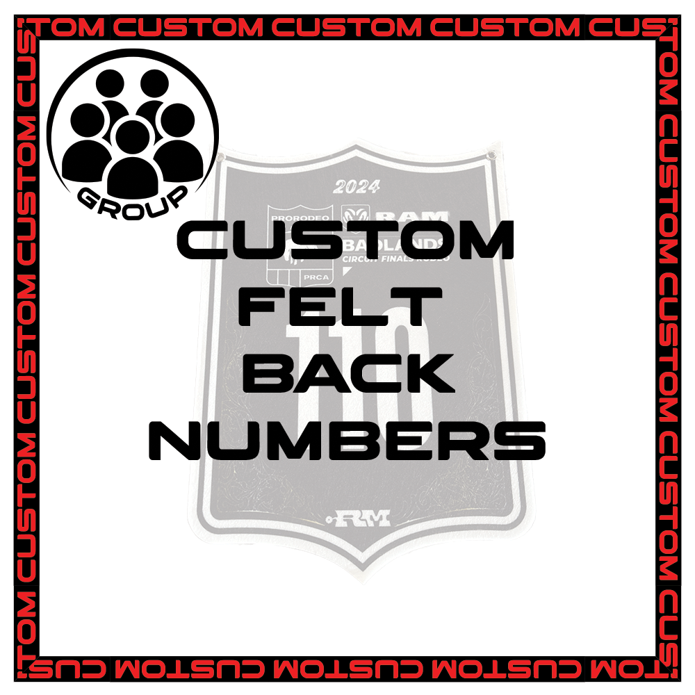 Custom Back Numbers