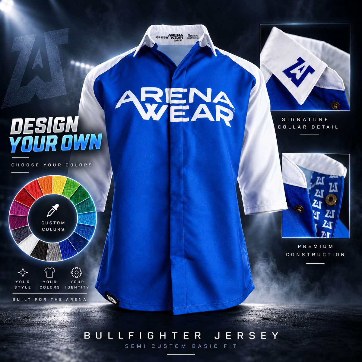Semi Custom Basic Fit Bullfighter Jersey *BETA