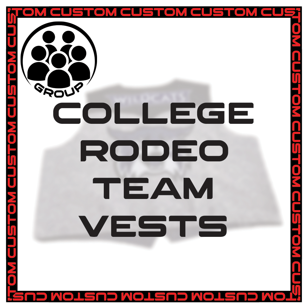 Collegiate Rodeo Merch College Rodeo Vest Group Order – ArenaWear® powered by Hooked Up ...