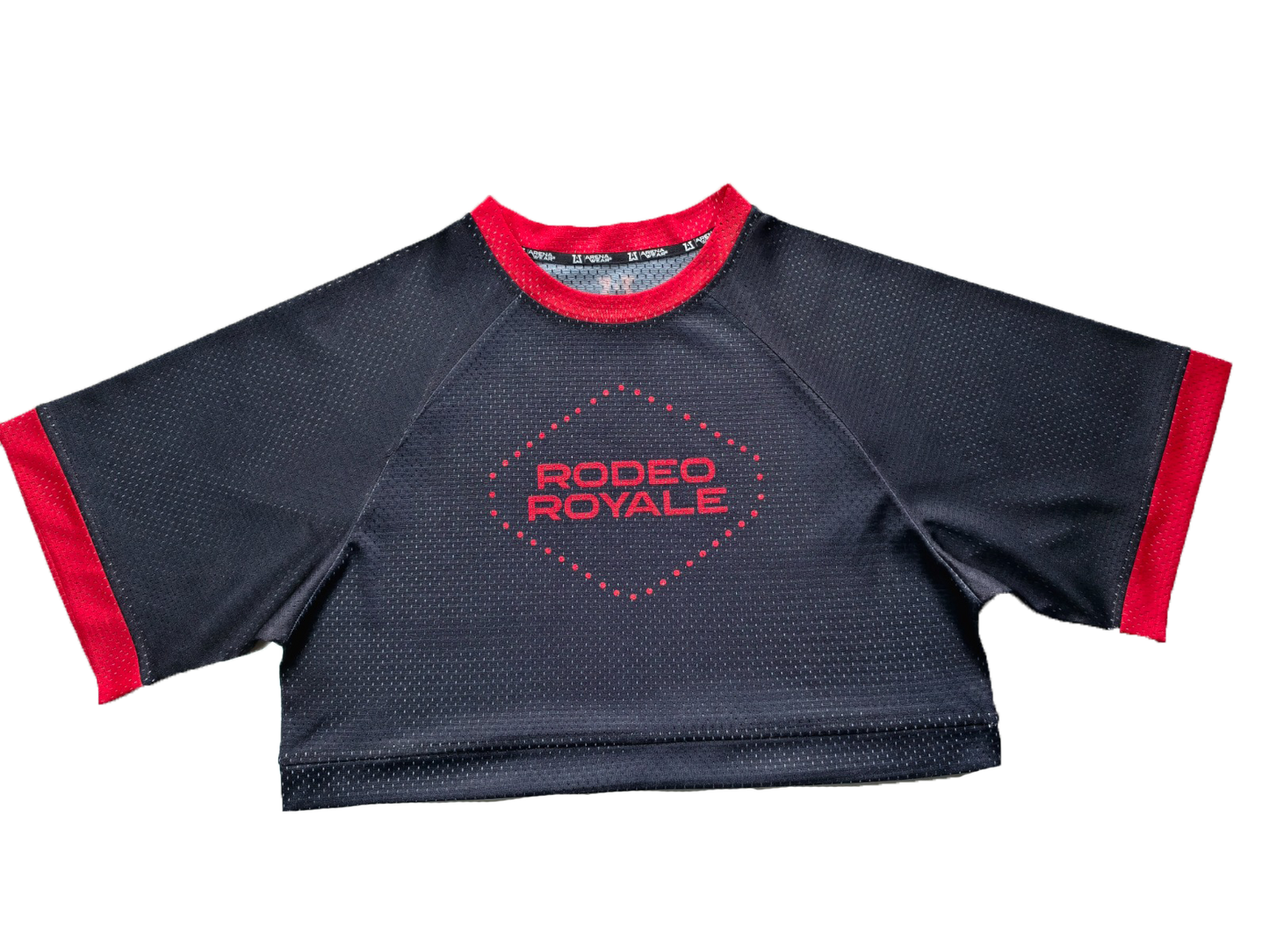 Ladies Rodeo Royale Oversize Crop Jersey Tee