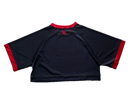 Ladies Rodeo Royale Oversize Crop Jersey Tee